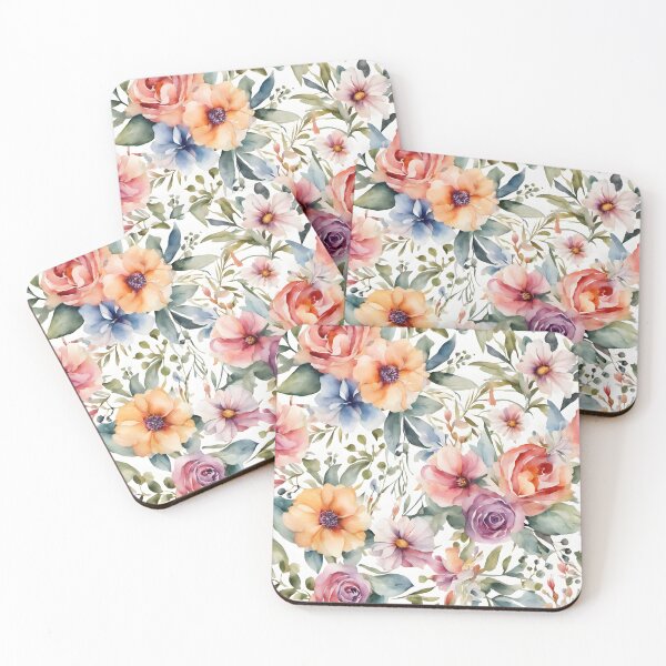 Item preview, watercolor seamless pattern with flowers. vintage floral pattern. flower pattern.. botanical art. floral botanical collection. watercolor floral set. designed and sold by APHIDAT-TA.
