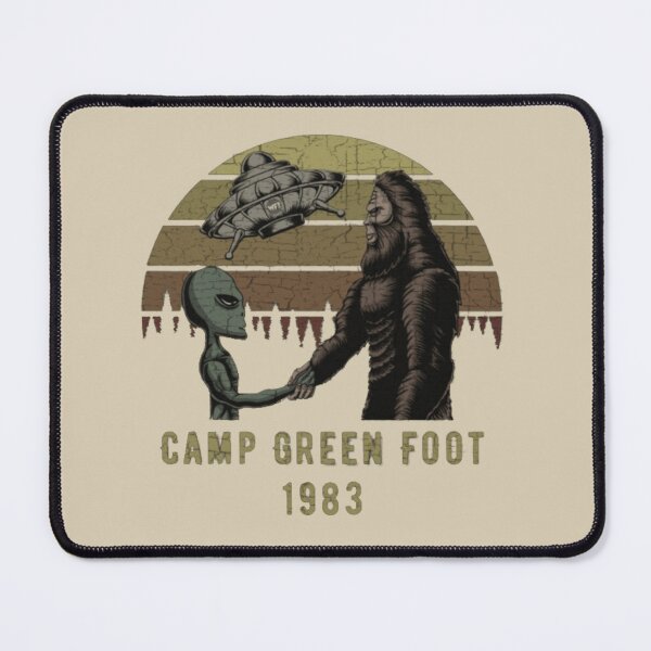 Item preview, The Why Files Camp Green Foot Distressed Vintage designed and sold by inb4.