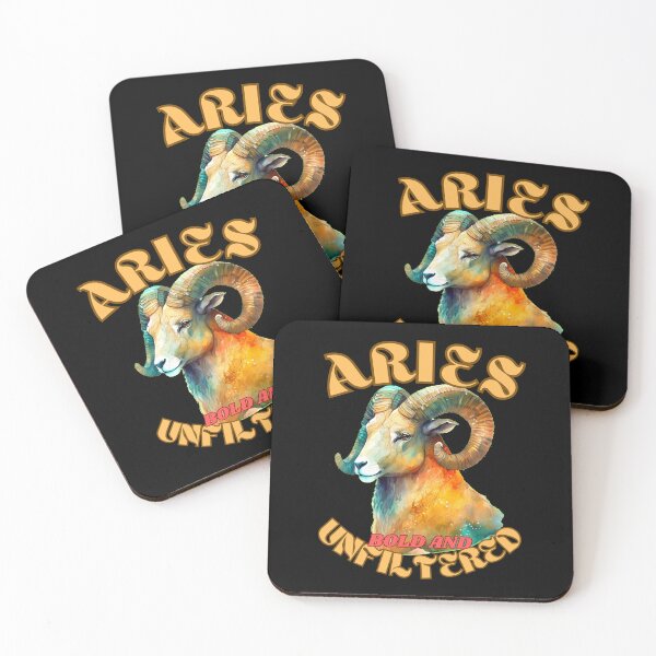 Item preview, Aries: Bold And Unfiltered. cute aries designed and sold by ZodiacWonders.
