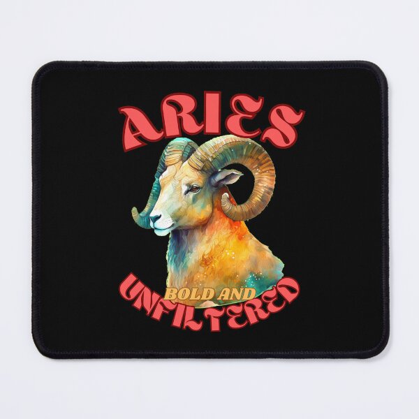 Item preview, Aries: Bold And Unfiltered. aries astrological sign designed and sold by ZodiacWonders.