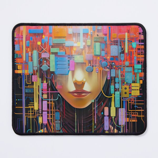 Item preview, Dangerous Rogue AI - Cyberpunk Retro Anime Art designed and sold by AeonAcademy.