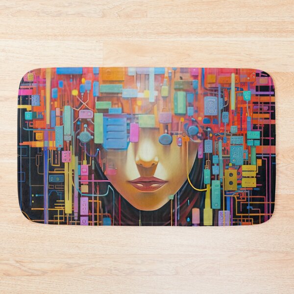 Item preview, Dangerous Rogue AI - Cyberpunk Retro Anime Art designed and sold by AeonAcademy.
