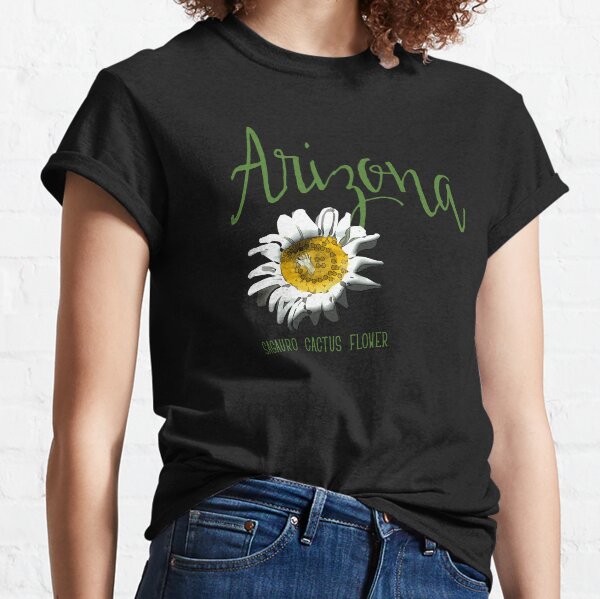 denim and flower cactus shirt