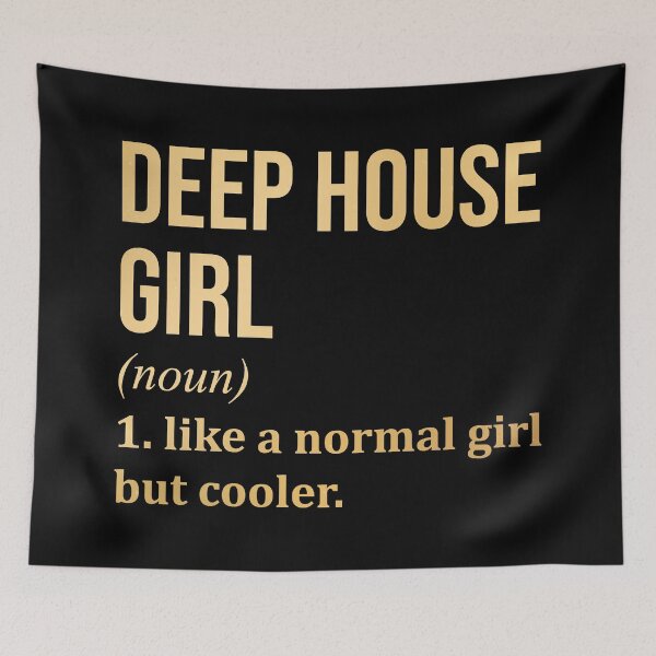 Item preview, Deep House Girl Definition Deep House in Gold designed and sold by XCIV.