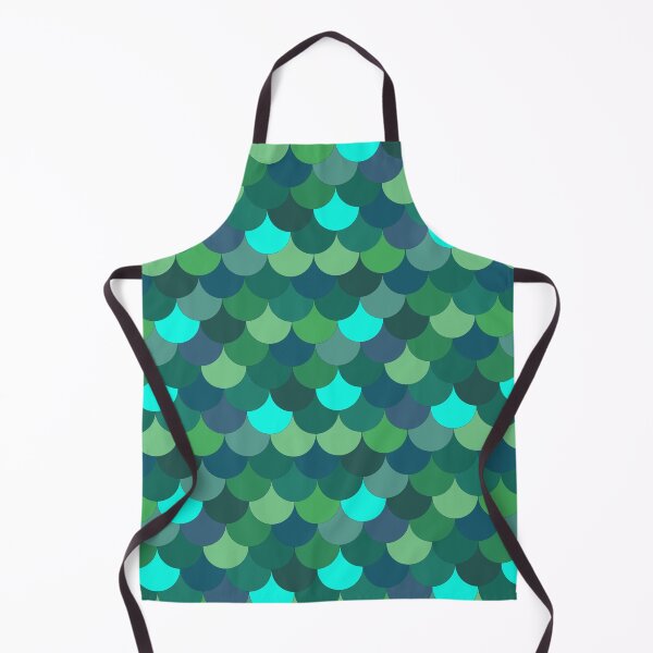 Item preview, Green mermade pattern designed and sold by coloryourwings.