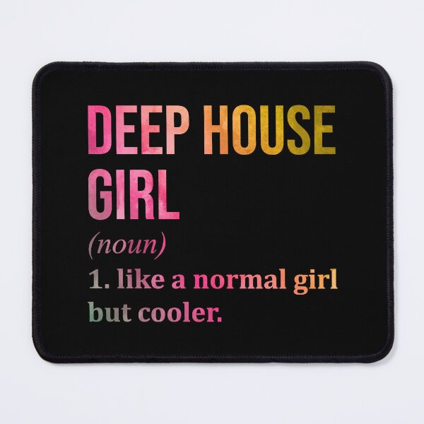 Item preview, Deep House Girl Definition Deep House in Watercolor designed and sold by XCIV.