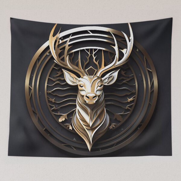 Item preview, “The Deer of the Season” designed and sold by Art-Vortex-fr.