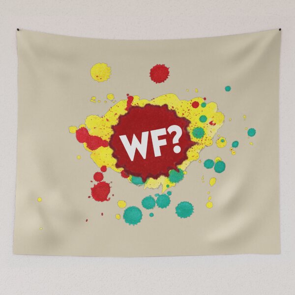 Item preview, The Why Files Paint Splatter Logo designed and sold by inb4.