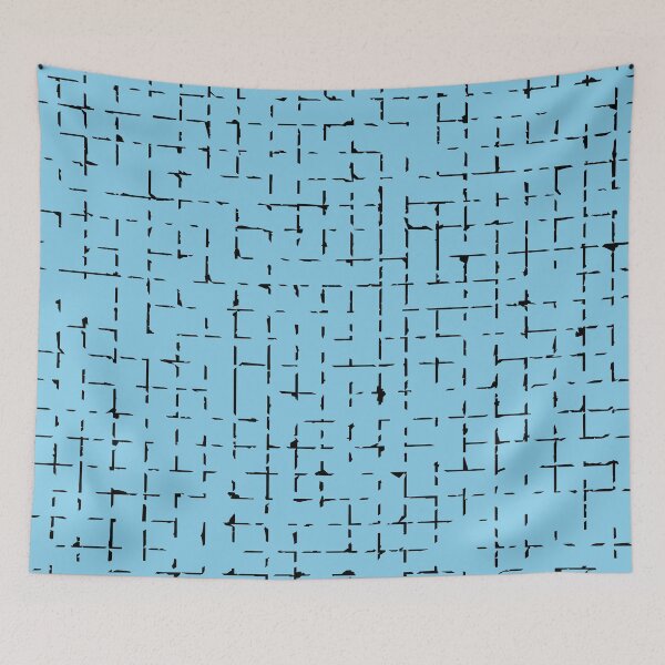 Item preview, Powder blue Meshed Abstract Pattern. designed and sold by ARichArts.