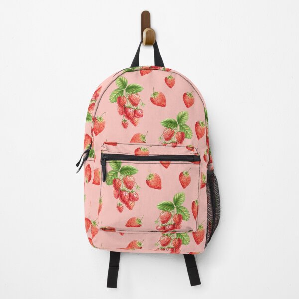 Item preview, Strawberries on a pink background designed and sold by MaddieMaddox.