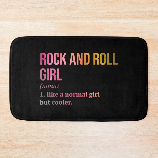 Item preview, Rock And Roll Girl Definition Rock And Roll in Watercolor designed and sold by XCIV.