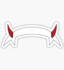Zero Two Horns - Darling in the Franxx Sticker
