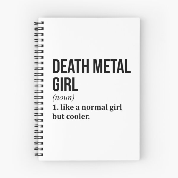 Item preview, Death Metal Girl Definition Death Metal designed and sold by XCIV.