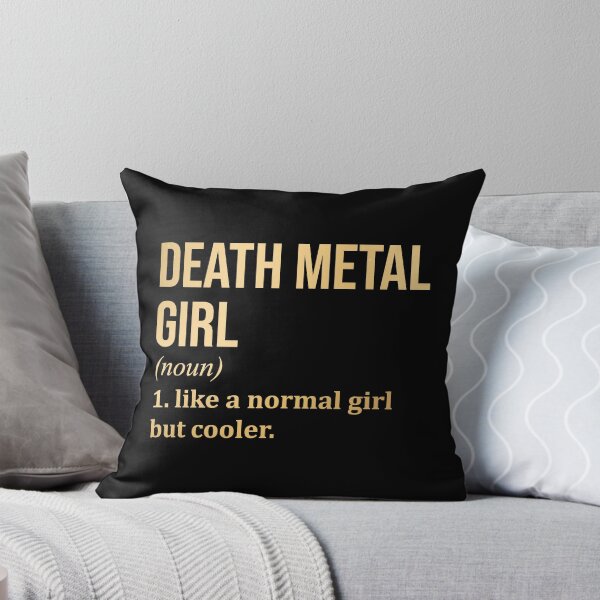 Item preview, Death Metal Girl Definition Death Metal in Gold designed and sold by XCIV.