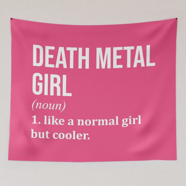 Item preview, Death Metal Girl Definition Death Metal for Women designed and sold by XCIV.