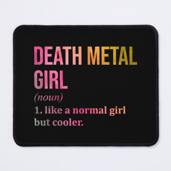 Item preview, Death Metal Girl Definition Death Metal in Watercolor designed and sold by XCIV.