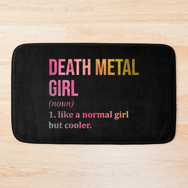 Item preview, Death Metal Girl Definition Death Metal in Watercolor designed and sold by XCIV.