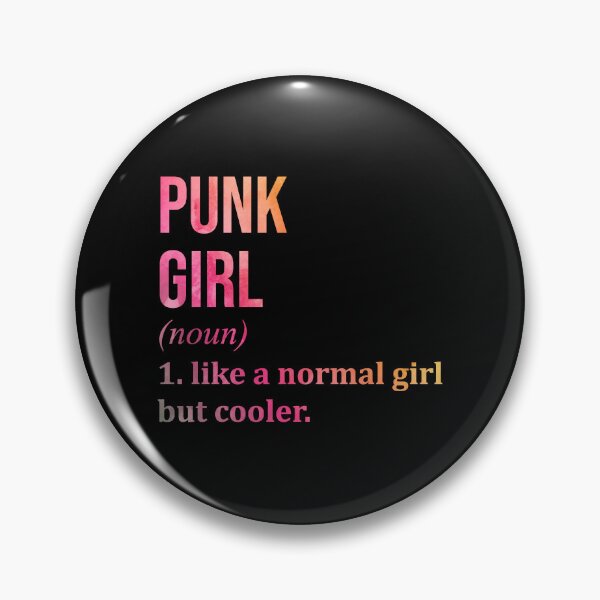 Item preview, Punk Girl Definition Punk in Watercolor designed and sold by XCIV.