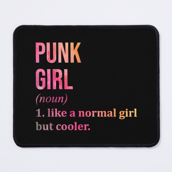 Item preview, Punk Girl Definition Punk in Watercolor designed and sold by XCIV.