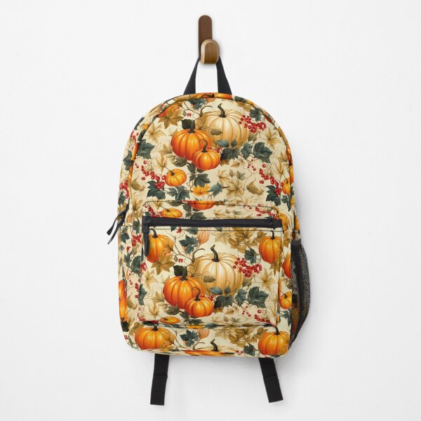 Item preview, Vintage botanical pumpkin berry autumn fall print designed and sold by FoxTreeDesign.