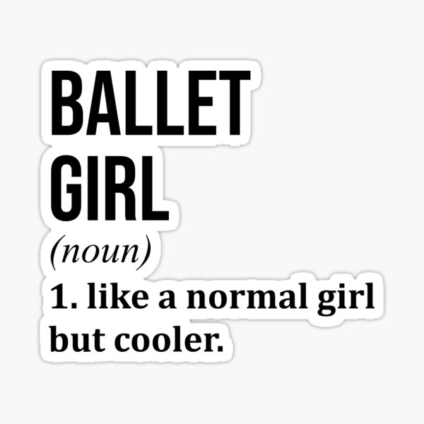 Item preview, Ballet Girl Definition Ballet designed and sold by XCIV.