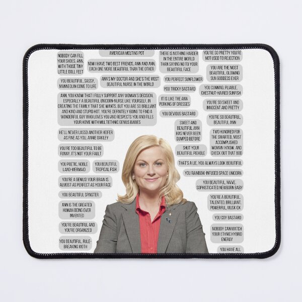 Item preview, Every Leslie Knope Compliment to Ann designed and sold by goyaljuhi.