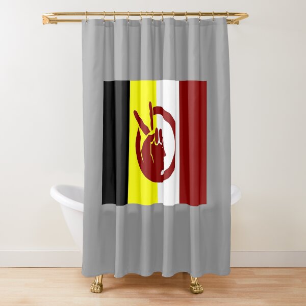 Aim Flag Shower Curtains for Sale