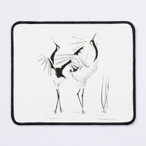 Item preview, Dancing Cranes designed and sold by PaintsPassion.