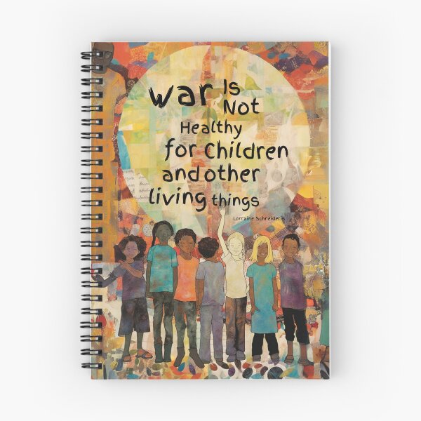 Item preview, War is Not Healthy For Children and Other Living Things designed and sold by AwakenedSoul.