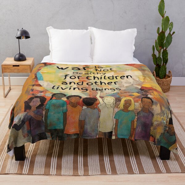 Item preview, War is Not Healthy For Children and Other Living Things designed and sold by AwakenedSoul.