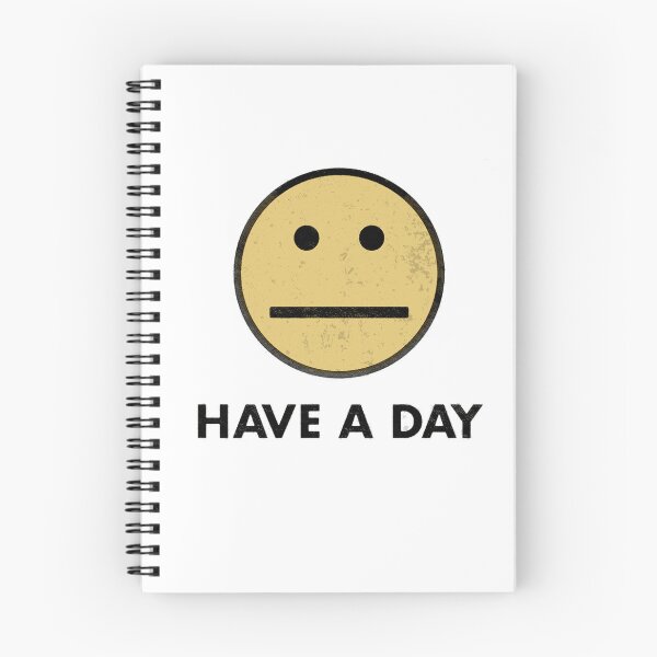 Item preview, HAVE A DAY Deadpan Face Emoji designed and sold by Corinne Alexa Jackson.