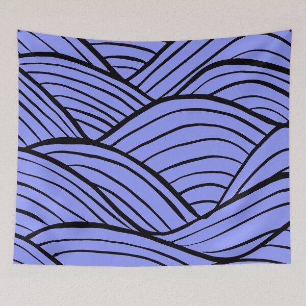 Item preview, Periwinkle Brush Abstract Pattern. designed and sold by ARichArts.