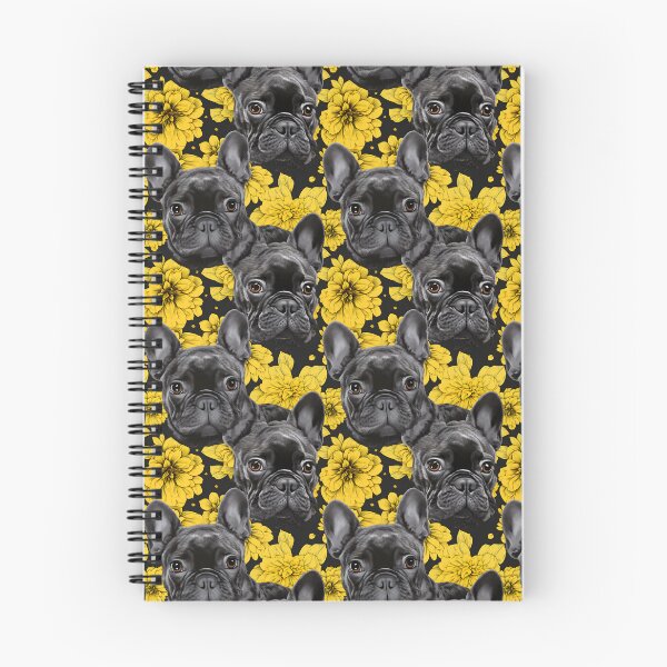Item preview, Charcoal & Yellow Frenchie Composite Overlay Pattern #4 designed and sold by ARTficiallyAnon.