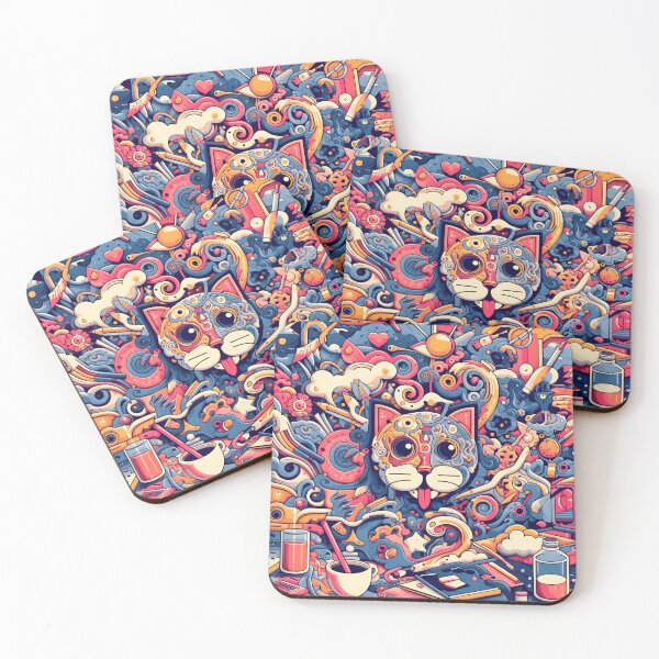 Item preview, Feline Fantasia designed and sold by DigitalDoodleDK.