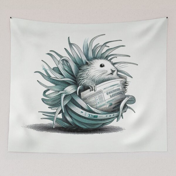 Item preview, The Newspaper Hoarder: A Portrait of Chaos and Order designed and sold by Rafal Saluszewski.
