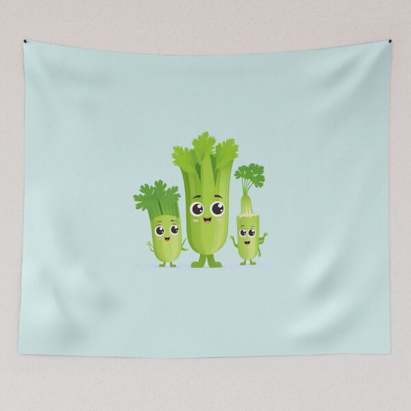 Item preview, Cute Celery Family designed and sold by Itsheartshop.