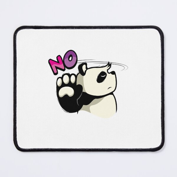 Item preview, Panda says no, angry panda denies, cartoon panda NO designed and sold by GreyStanzione1.