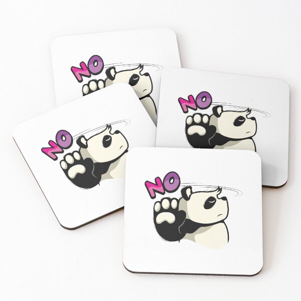 Item preview, Panda says no, angry panda denies, cartoon panda NO designed and sold by GreyStanzione1.