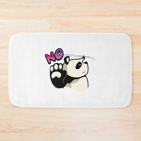 Item preview, Panda says no, angry panda denies, cartoon panda NO designed and sold by GreyStanzione1.