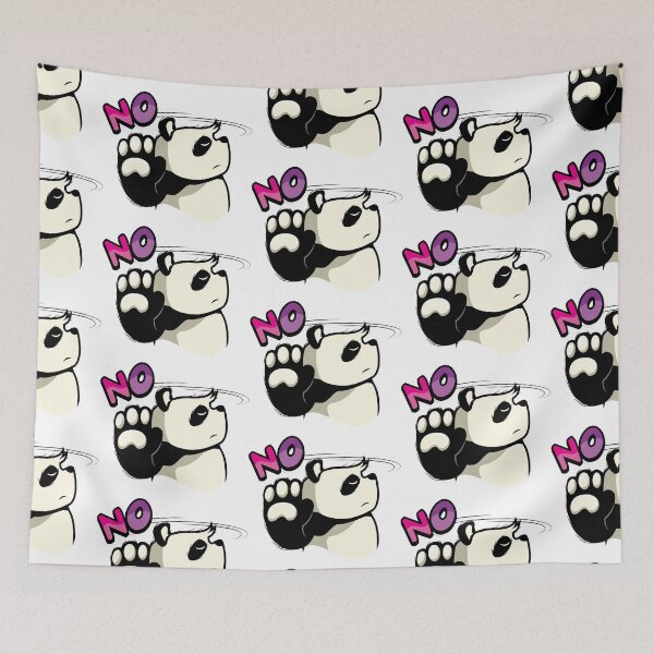 Item preview, Panda says no, angry panda denies, cartoon panda NO designed and sold by GreyStanzione1.