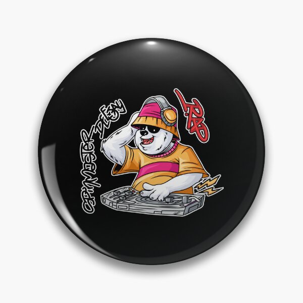 Item preview, Panda dj, cartoon panda DJ, panda playing DJ designed and sold by GreyStanzione1.