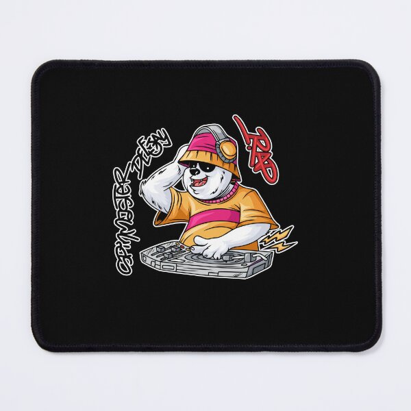 Item preview, Panda dj, cartoon panda DJ, panda playing DJ designed and sold by GreyStanzione1.