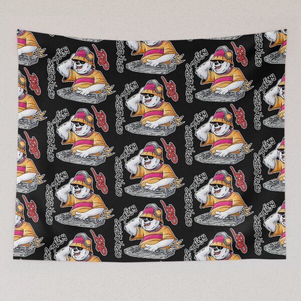 Item preview, Panda dj, cartoon panda DJ, panda playing DJ designed and sold by GreyStanzione1.