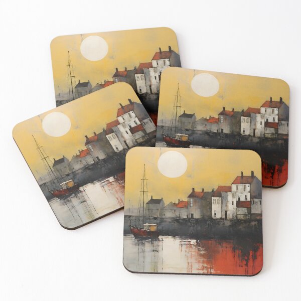 Item preview, Silent Bay at Dusk designed and sold by DigitalDoodleDK.