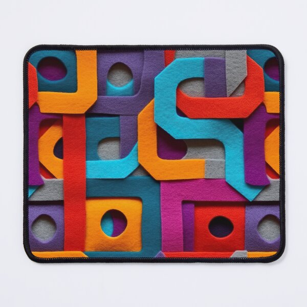 Item preview, Retro design that is reminiscent of pop art motifs made of fabric, wool and felt designed and sold by Pflugart.