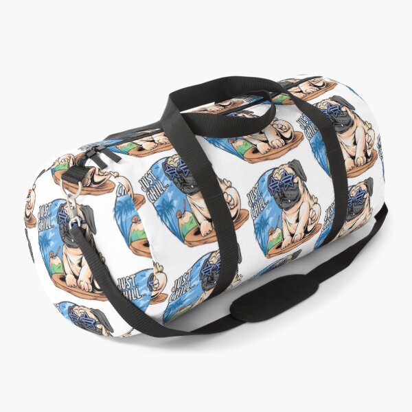 Item preview, Pug dog chilling, cartoon pub dog sitting pose, cute dog with funny sunglasses designed and sold by GreyStanzione1.