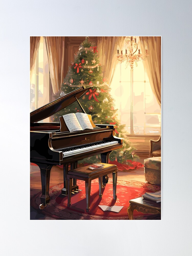 Wall sticker Piano watercolor