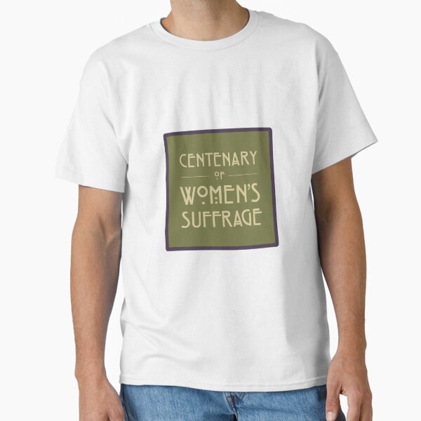 Vista previa del artículo con la obra «Centenario del sufragio de las mujeres», diseñado y vendido por RedCloudDesign.