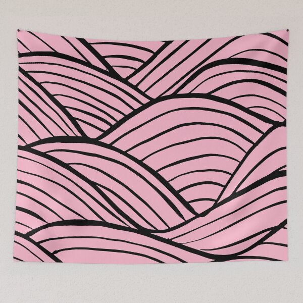 Item preview, Baby Pink Abstract Brush Pattern. designed and sold by ARichArts.