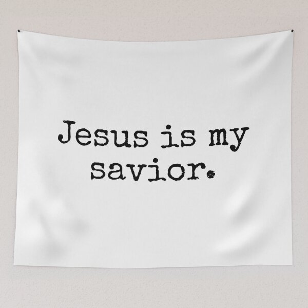 Item preview, Jesus is my Savior Minimalist Black designed and sold by mattlee20.